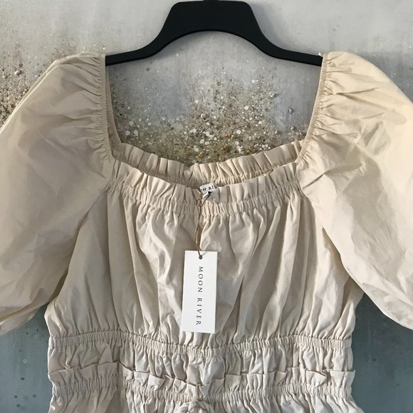 Moon River Tassel Puff Sleeve Top (NWT) - Picture 5 of 16